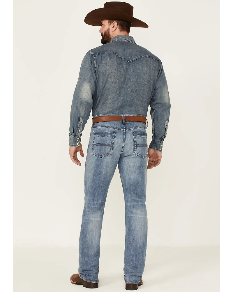 Cody James Men's Buckskin Wash Jackson Slim Straight Stretch Denim Jeans - Tall