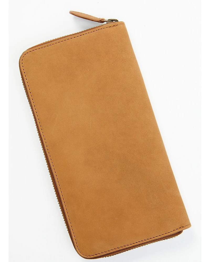 Shyanne Women's Gold Foil Hair-On Wallet