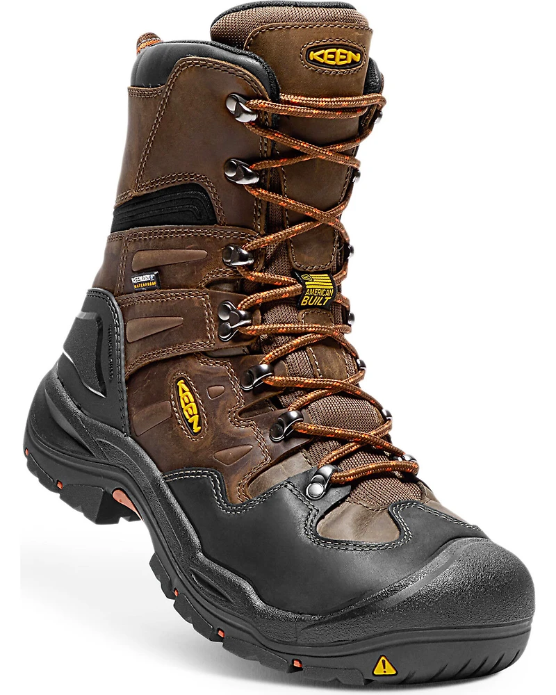 Keen Men's Coburg 8" Waterproof Boots - Steel Toe