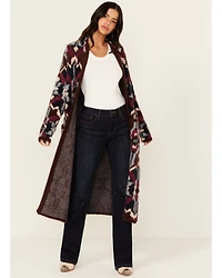Shyanne Women's Southwestern Print Long Cardigan