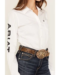 Ariat Women's Boot Barn Exclusive Team Kirby Long Sleeve Button-Down Stretch Western Shirt