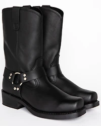 Brothers and Sons Men's Pull-On Motorcycle Boots - Square Toe