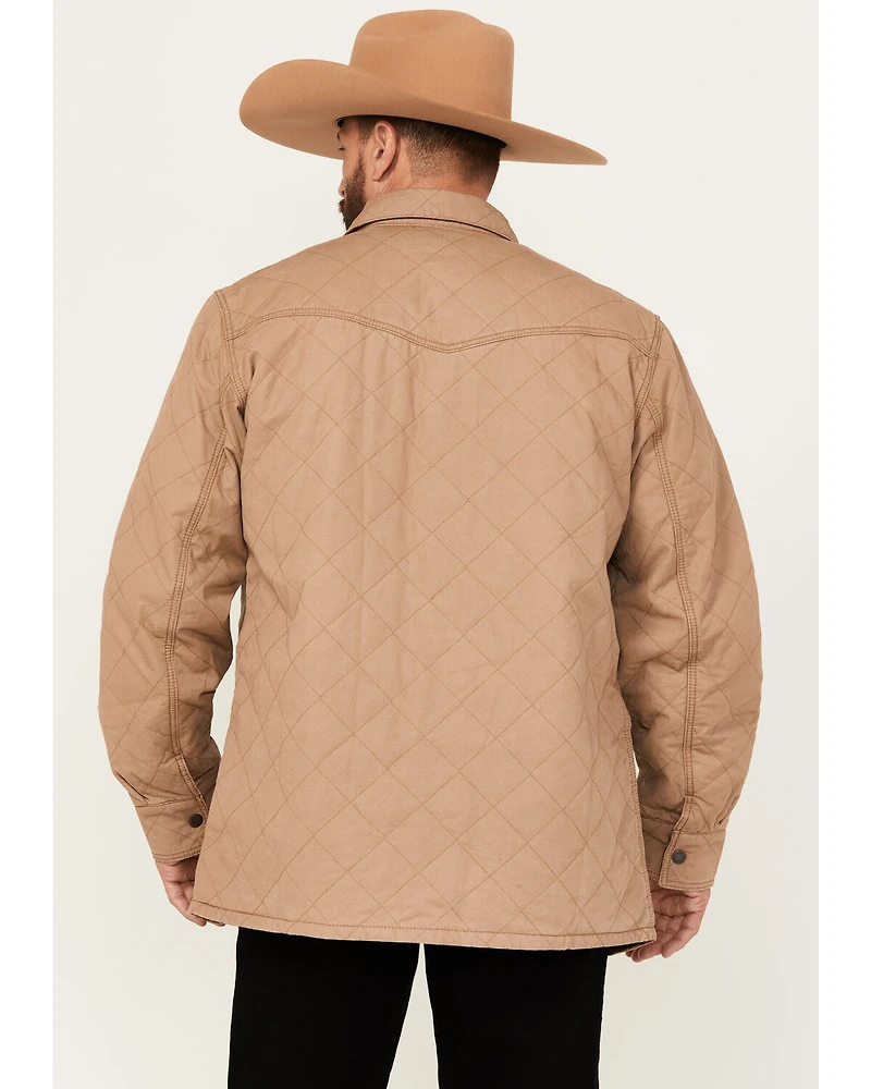 Wrangler Men's Reversible Quilted Shirt Jacket