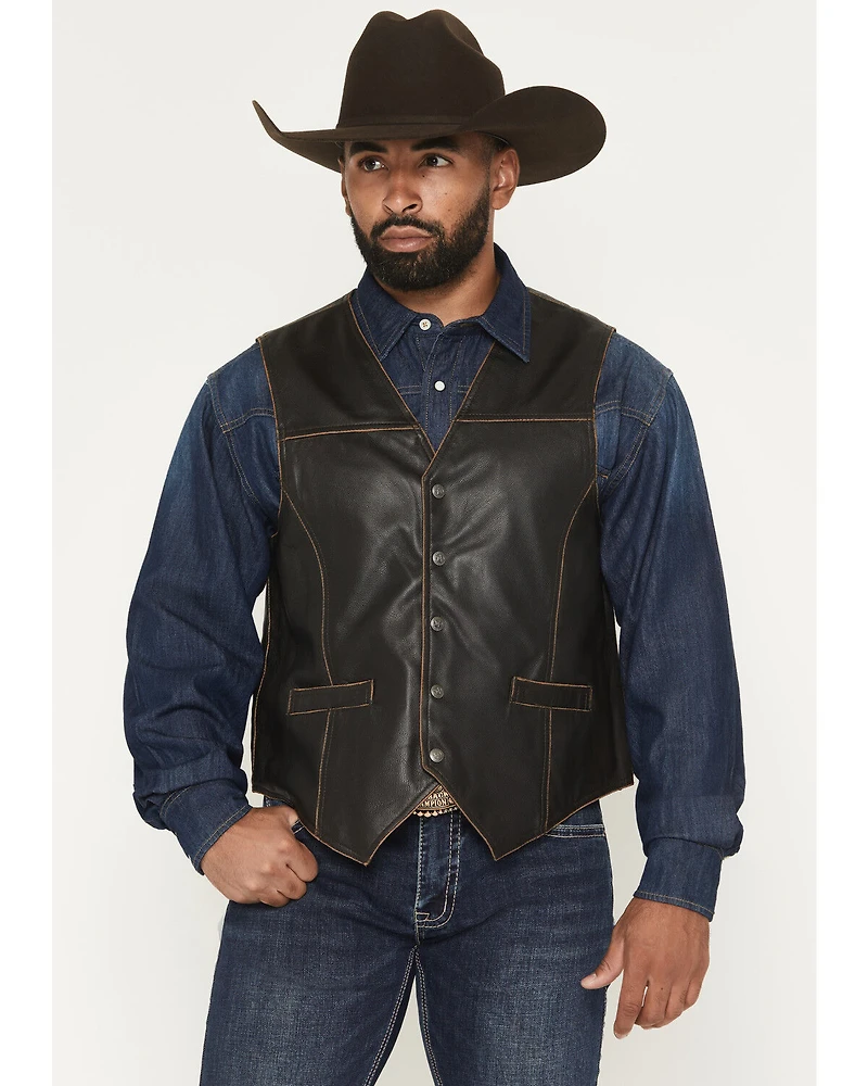 Scully Men's Leather Vest