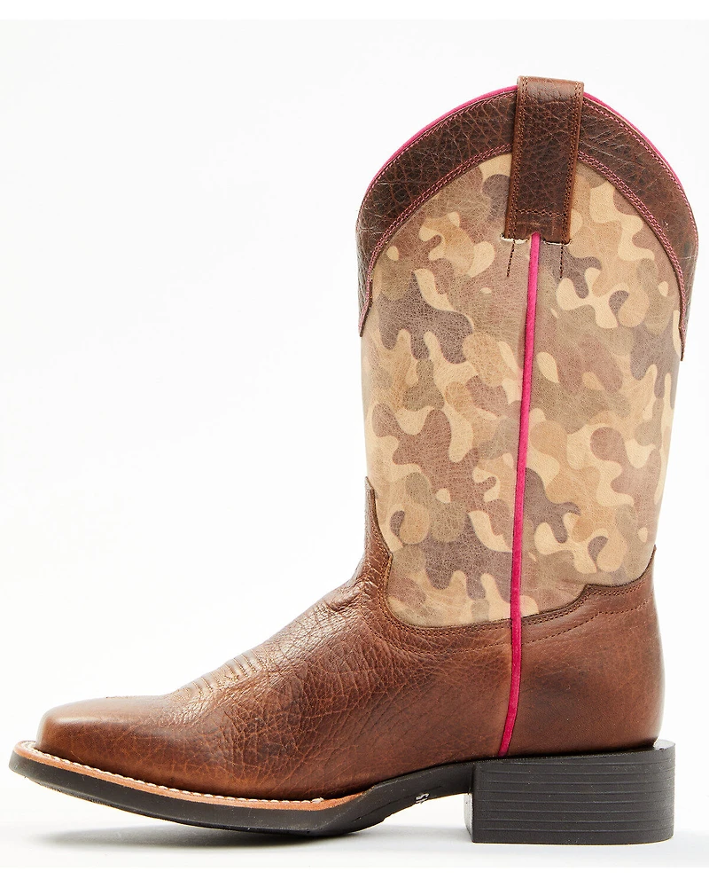 RANK 45® Women's Jane Xero Gravity Performance Leather Western Boots - Broad Square Toe