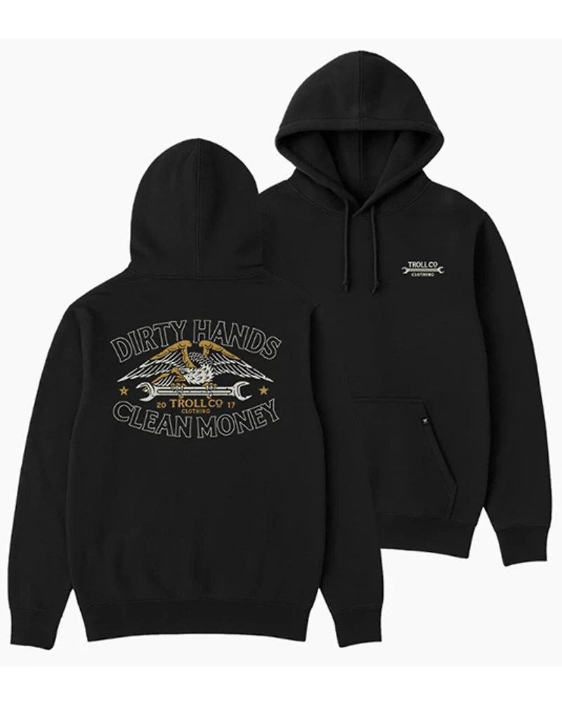 Troll Co Men's DHCM Wing Spanner Hooded Sweatshirt