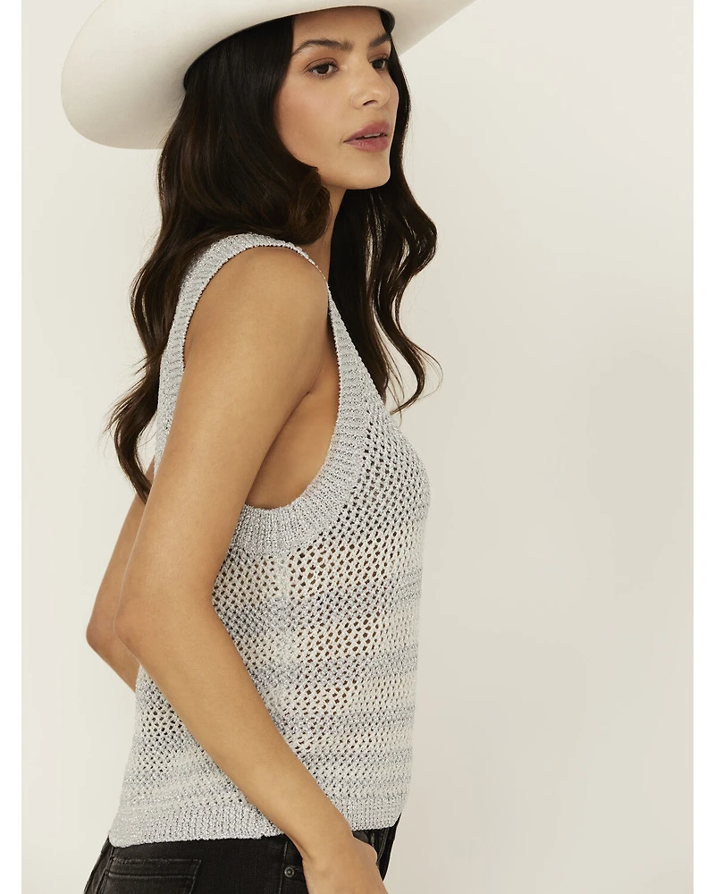 Sadie & Sage Women's Striped Sweater Tank
