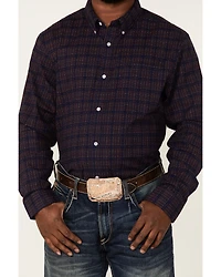 Cody James Core Brutus Dobby Geo Print Long Sleeve Button-Down Western Shirt