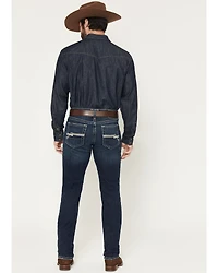 Ariat Men's M8 Hillcrest Matthew Dark Wash Modern Slim Straight Stretch Denim Jeans