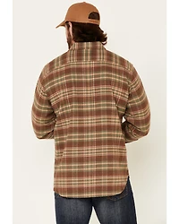 Pendleton Men's Tan Burnside Plaid Long Sleeve Western Flannel Shirt