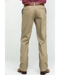 Wrangler Men's Khaki Casual Pleated Front Western Pants