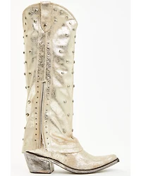 Liberty Black Women's Danet Tall Studded Western Boots - Round Toe