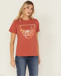 Wrangler Women's Desert Logo Short Sleeve Graphic Tee