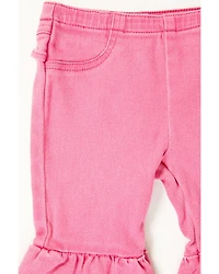 Wrangler Infant Girls' Ruffle Flare Pants