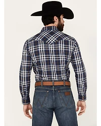 Pendleton Men's Frontier Plaid Print Long Sleeve Snap Western Shirt