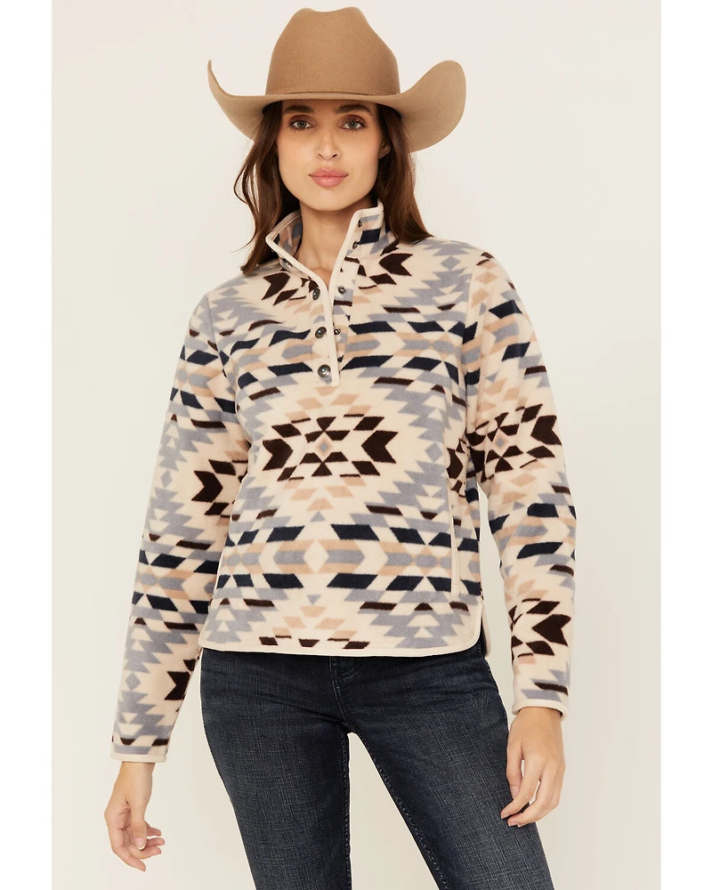 Shyanne Women's Southwestern Print Polar Fleece Pullover