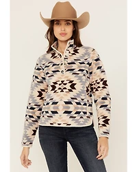 Shyanne Women's Southwestern Print Polar Fleece Pullover