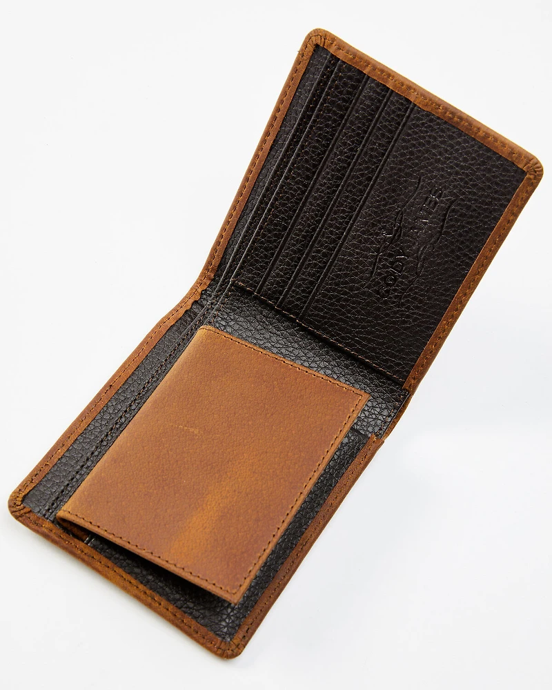 Cody James Men's Crocodile Embossed Bifold Wallet