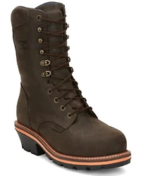 Chippewa Men's Thunderstruck 10" Waterproof Insulated Lace-Up Work Logger Boot - Nano Composite Toe