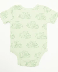 John Deere Infant Boys' Double Duty Tractor Short Sleeve Onesie