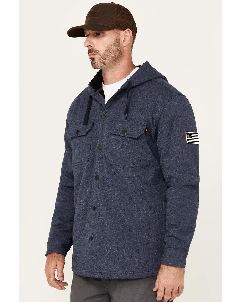 Hawx Men's Racine Hooded Shirt Jacket