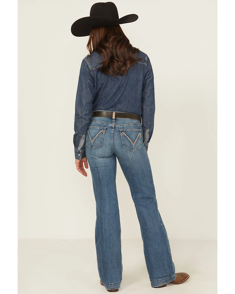 Ariat Women's Isabelle Medium Wash Trouser Denim Jeans