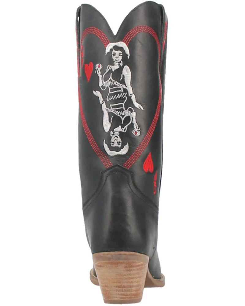 Dingo Women's Queen A Hearts Western Boots - Snip Toe