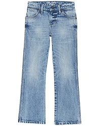 Wrangler Retro Boys' Jones Acid Wash Slim Bootcut Stretch Denim Jeans