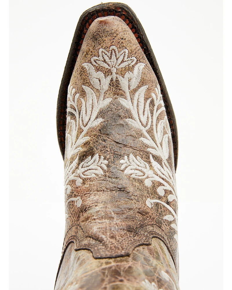 Corral Women's Blacklight Embroidered Western Boots - Snip Toe