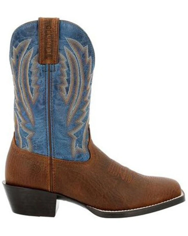 Durango Men's Westward Denim Western Performance Boots - Broad Square Toe