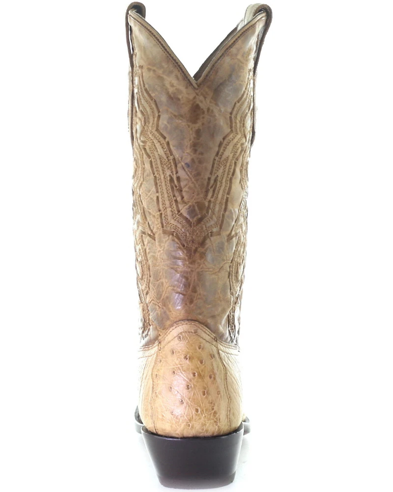 Corral Men's Ostrich Embroidery Western Boots - Round Toe