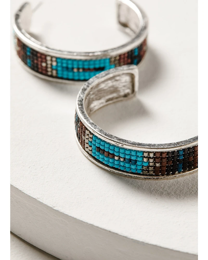 Idyllwind Women's Cheshire Beaded Hoop Earrings