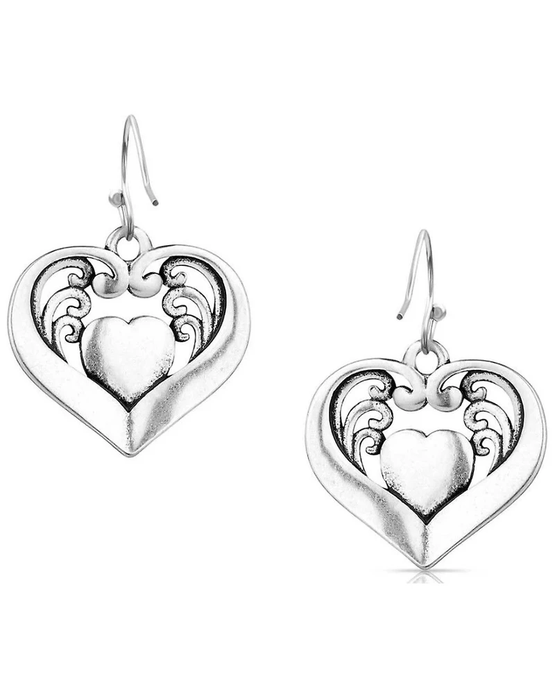 Montana Silversmiths Women's Fierce Hearts Earrings