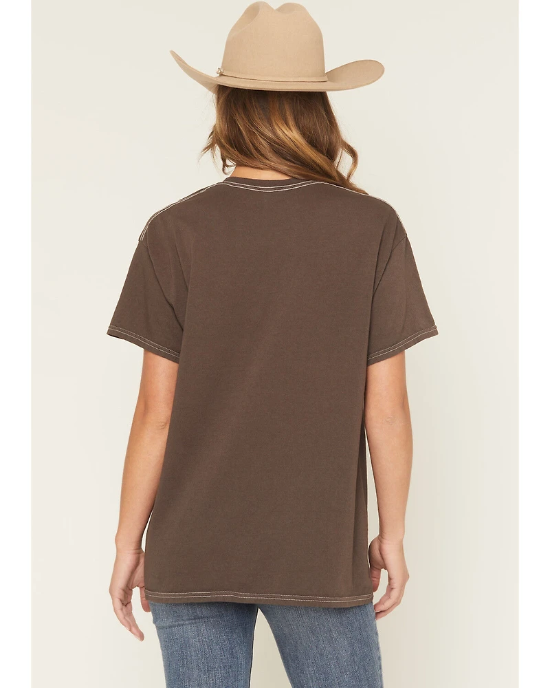 Merch Traffic Women's Kelsea Ballerini Cowboys Cry Too Short Sleeve Graphic Tee