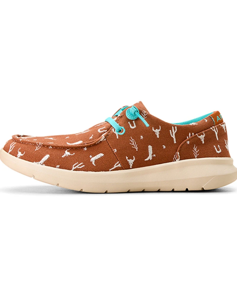 Ariat Women's Hilo Doodle Casual Shoes - Moc Toe