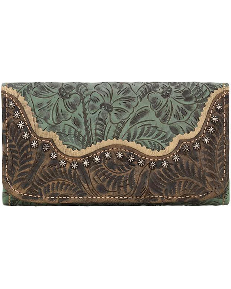 American West Women's Saddle Ridge Tri-Fold Wallet