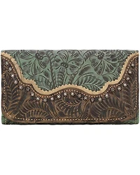 American West Women's Saddle Ridge Tri-Fold Wallet