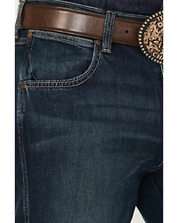 Wrangler Retro Men's Melbourne Dark Wash Slim Straight Stretch Denim Jeans