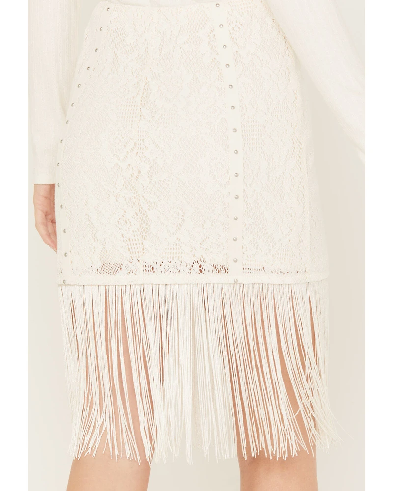 Idyllwind Women's Rocker Studs and Lace Skirt