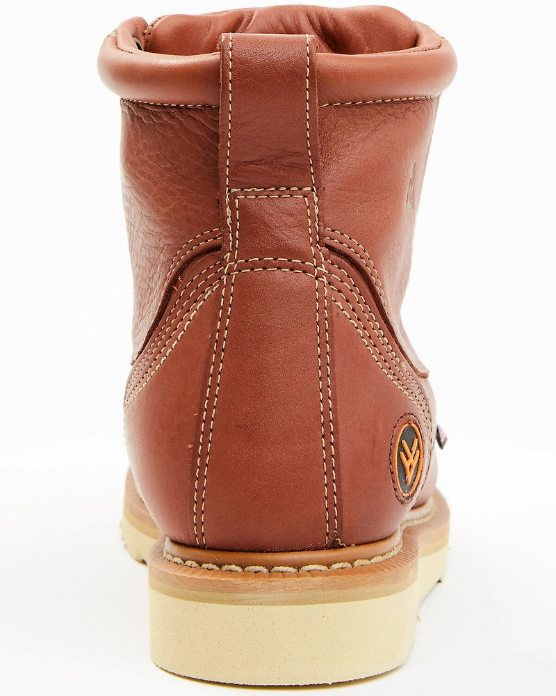 Hawx Men's USA Moc Wedge Value Work Boots - Soft Toe