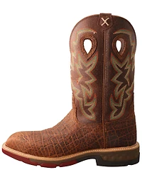 Twisted X Men's Tan Western Work Boots - Composite Toe