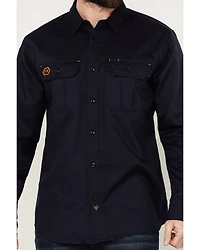 Hawx Men's FR Woven Long Sleeve Button-Down Work Shirt