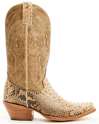 Shyanne Women's Annie Exotic Python Western Boots - Snip Toe