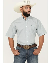 Cinch Men's Printed Short Sleeve Button-Down Western Shirt