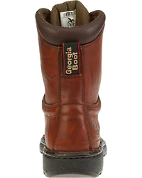 Georgia Boot Men's 8" Eagle Light Lace-Up Work Boots - Round Toe