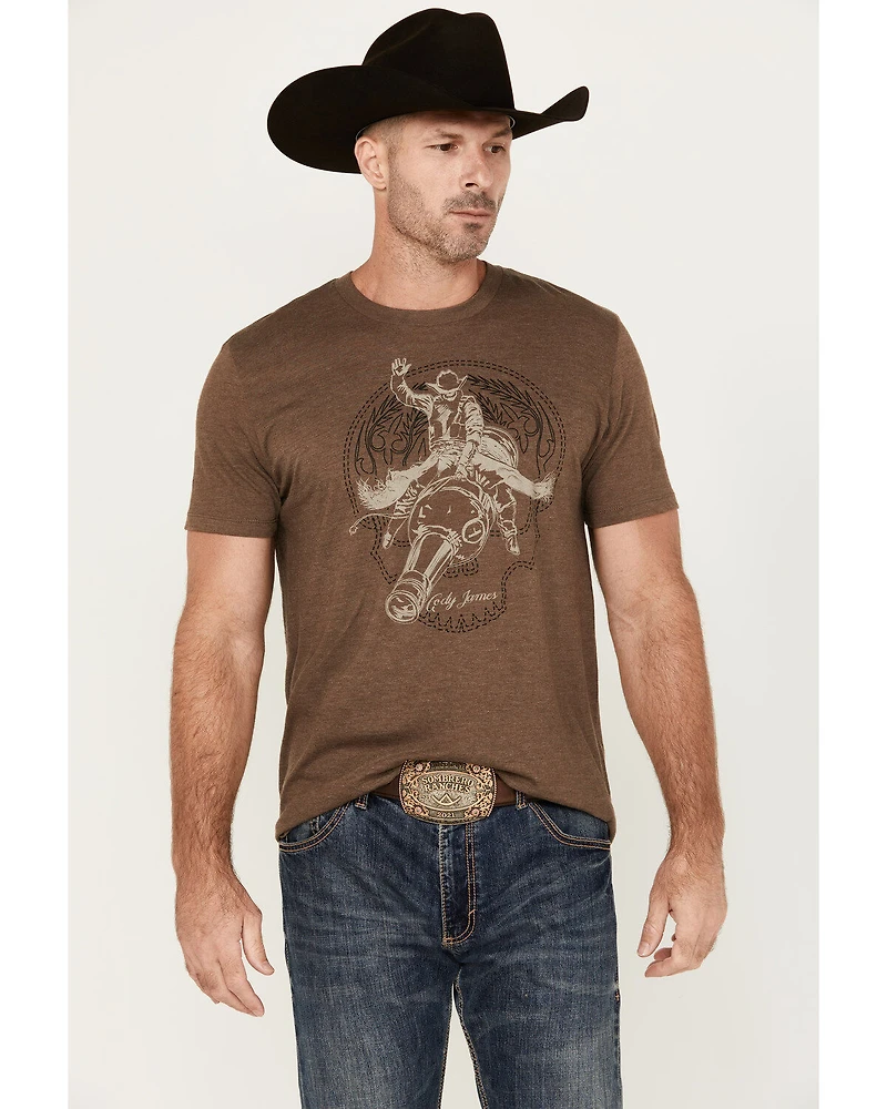 Cody James Men's Rodeo Bottle Short Sleeve Graphic T-Shirt