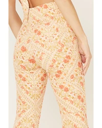 Show Me Your Mumu Women's Belmont Paisley Print Pull On Trouser Pants