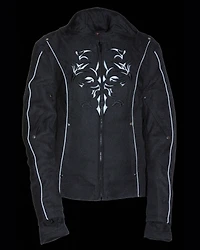 Milwaukee Leather Women's Reflective Tribal 3/4 Textile Jacket - 5X