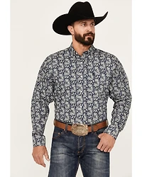 Ariat Men's Kohen Paisley Print Long Sleeve Button-Down Western Shirt