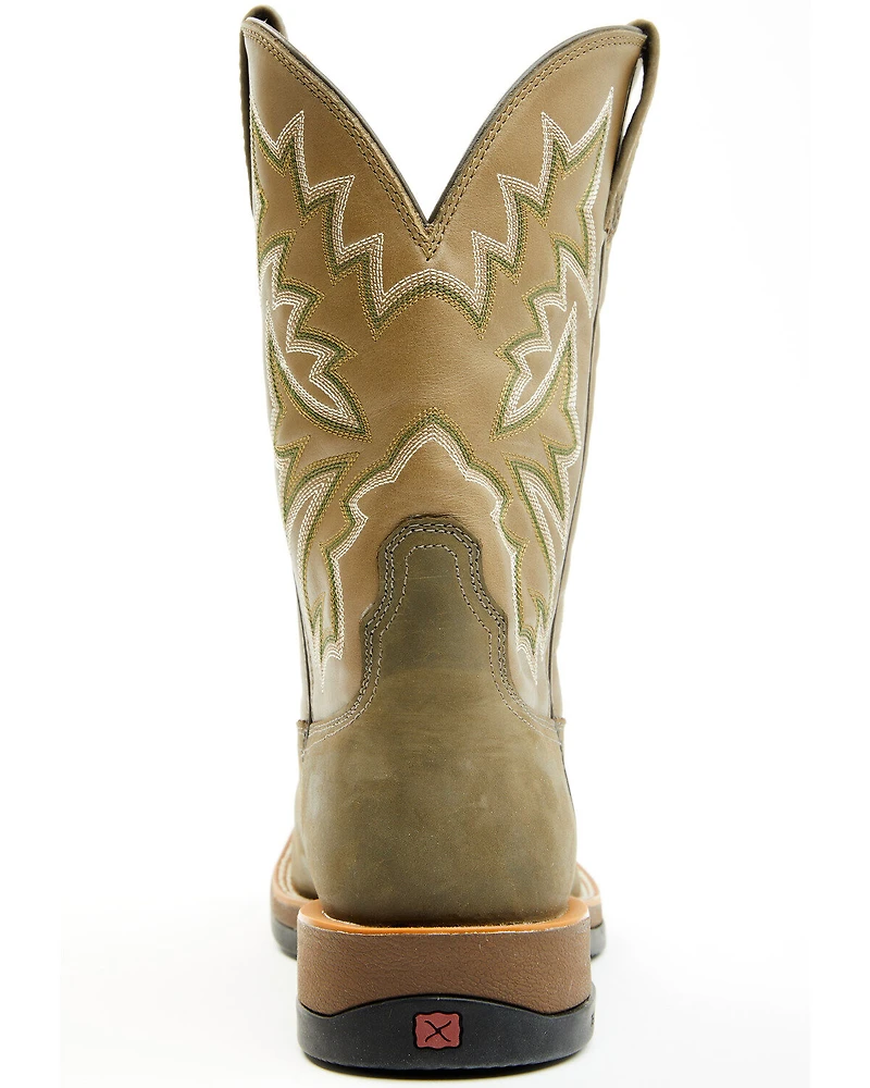 Twisted X Men's 11" Tech X™ Performance Western Boots - Broad Square Toe